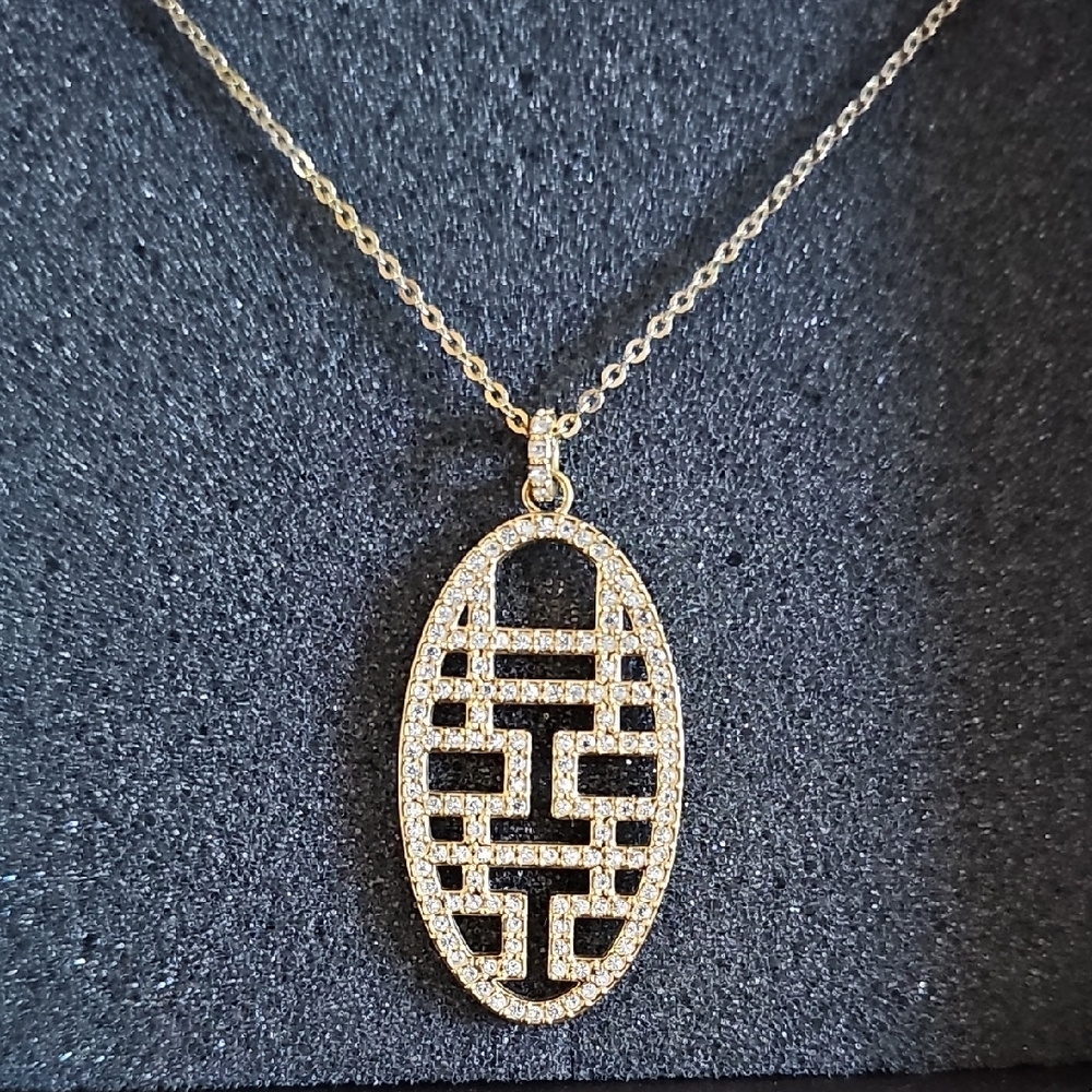 Swarovski Double Happiness Pendant Necklace